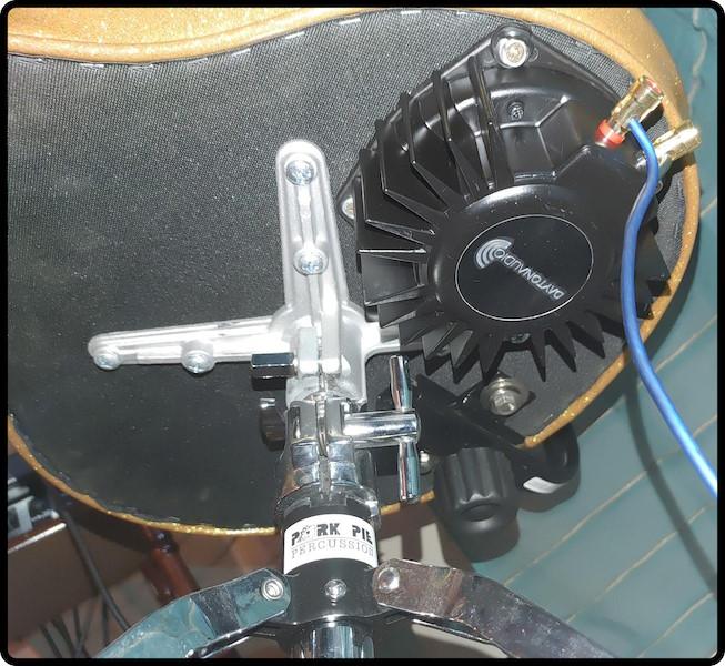 BST-1 Installed on a drum throne - by The Bull